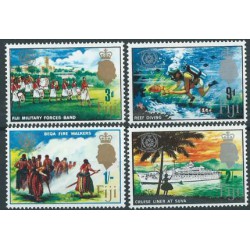 Fiji - Nr 201 - 04 1967r - Ryby - Płetfonurek