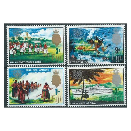 Fiji - Nr 201 - 04 1967r - Ryby - Płetfonurek
