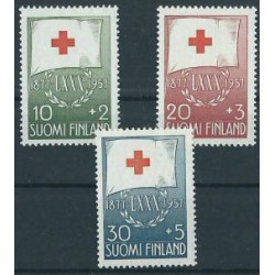 Finlandia - Nr 482 - 84 1957r - Czerwony Krzyż