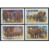 Uganda - Nr 361 - 64 C 1991r - WWF - Ssaki