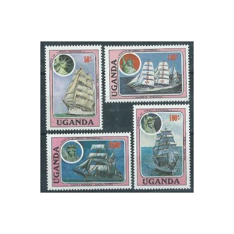 Uganda - Nr 485 - 88 1986r - Marynistyka