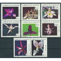 Salwador - Nr 1648 - 55 1987r - Kwiaty