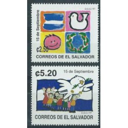 Salwador - Nr 2062 - 63 1997r - Malarstwo dzieci