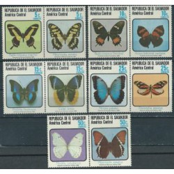 Salwador - Nr 1461 - 70 1983r - Motyle