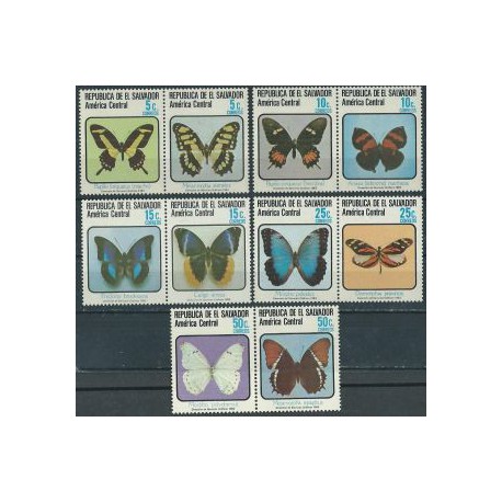 Salwador - Nr 1461 - 70 1983r - Motyle