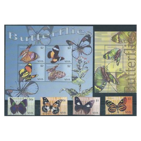 Nevis - Nr 1913 - 20 Bl 233 2003r - Motyle