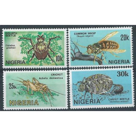 Nigeria - Nr 489 - 92 1986r - Insekty -  Pszczoła