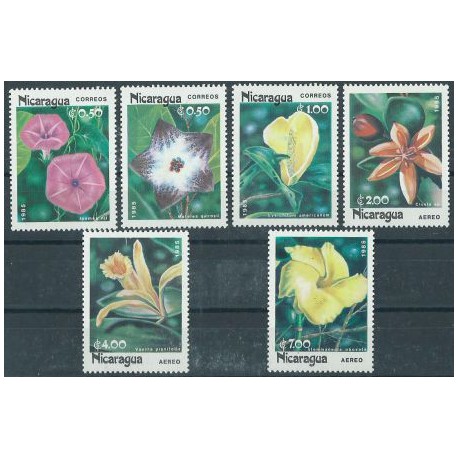 Nikaragua -  Nr 2586 - 91 1985r - Kwiaty