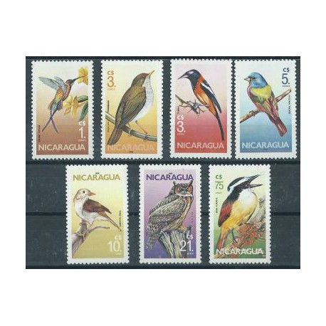 Nikaragua - Nr 2637 - 43 1986r - Ptaki