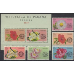 Panama - Nr 856 - 61 Bl 45 1966r - Kwiaty