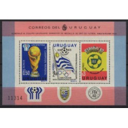 Urugwaj - Bl 44 1979r - Pilka nozna