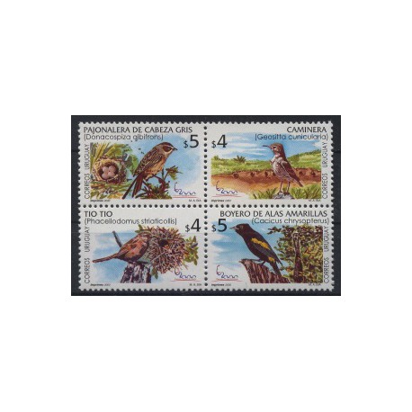 Urugwaj - Nr 2561 - 64 2000r - Ptaki