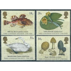 Wielka Brytania - Nr 1131 - 34 1988r - Ryba -  Ptak