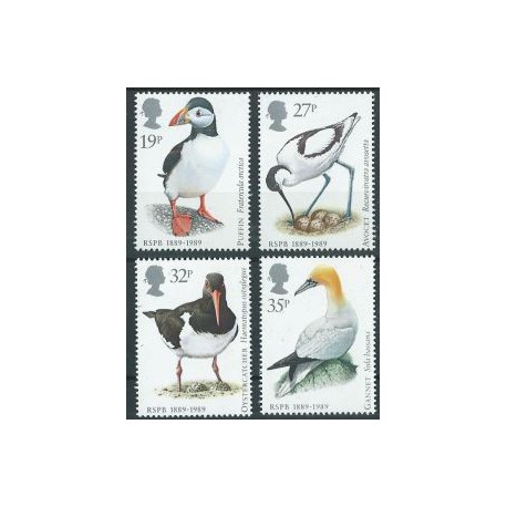 Wielka Brytania - Nr 1185 - 88 1989r - Ptaki