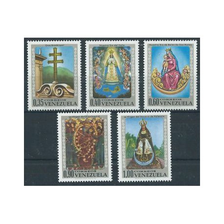 Wenezuela - Nr 1848 - 52 1970r - Religia