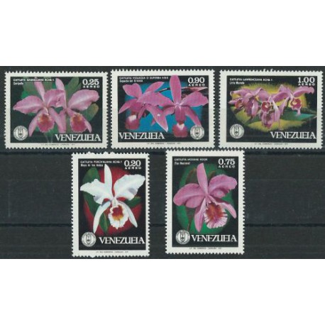 Wenezuela - Nr 1879 - 83 1971r - Kwiaty