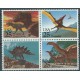 USA - Nr 2051 - 54 1989r - Dinozaury