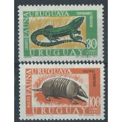 Urugwaj -  Nr 1165 - 66 1970r -  Gady -  Ssaki