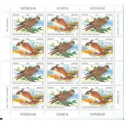 Ukraina - Nr 459 - 60 Klb 2001r - Ptaki -  Ssaki