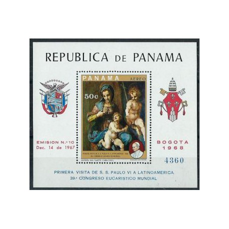 Panama - Bl 106 1969r - Religia