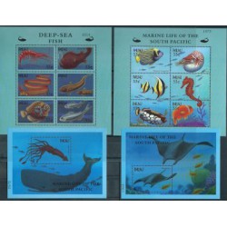 Palau - Nr 1717 - 28 Bl 117 - 18 2000r - Ryby -  Fauna morska