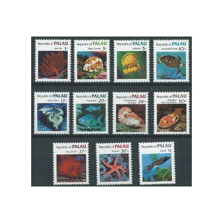 Palau - Nr 009 - 19 1983r - Fauna morska  -  Ryby