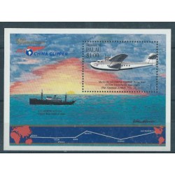 Palau - Bl 1 1985r - Samolot - Marynistyka