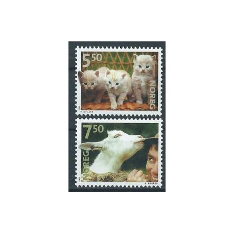Norwegia - Nr 1409 - 10 2001r - Koty - Ssak