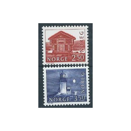 Norwegia - Nr 876 - 77 1983r - Latarnia