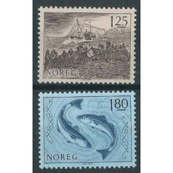 Norwegia - Nr 751 - 52 1977r - Ryby - Marynistyka