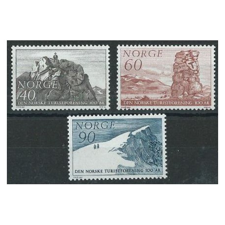 Norwegia - Nr 561 - 63 1968r - Krajobrazy