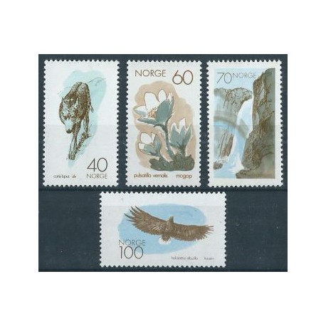 Norwegia - Nr 602 - 05 1970r - Ssak -  Ptak