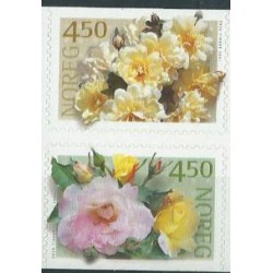 Norwegia - Nr 1366 - 67 2001r - Kwiaty