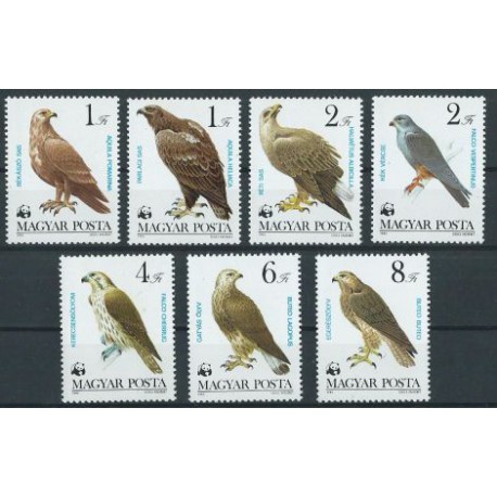 Węgry - Nr 3624 - 30 1963r - WWF - Ptaki