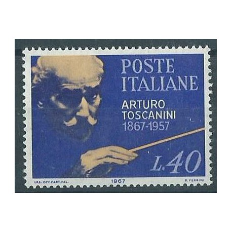Włochy - Nr 1223 1967r - Muzyka