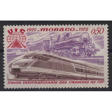 Monako - Nr 1034 1972r - Koleje
