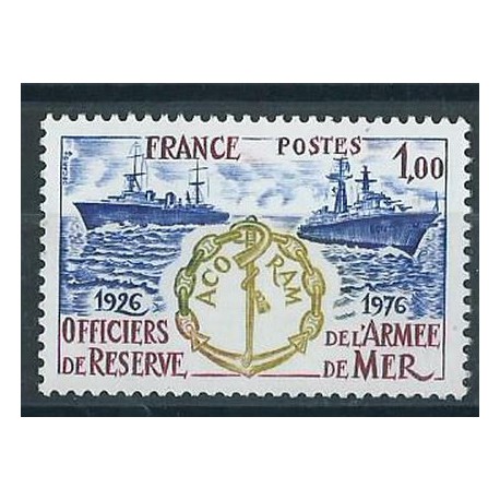 Francja - Nr 1958 1976r - Marynistyka - Militaria
