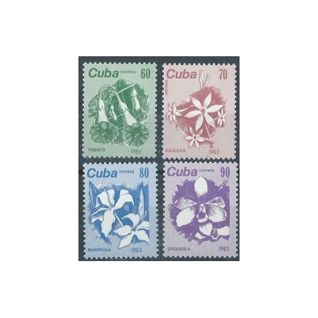 Kuba - Nr 1810 - 13 1983r - Kwiaty