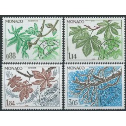 Monako - Nr 1460 - 63 1981r - Drzewa