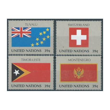 ONZ N.Y. - Nr 1041 - 44 2007r - Flagi