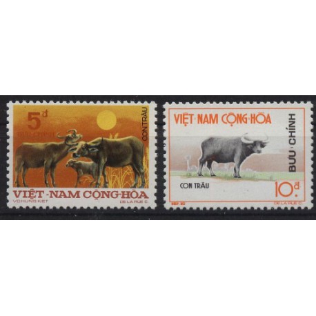 Wietnam S -  Nr 538 - 39 1973r - Ssaki