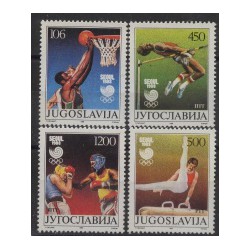 Jugosławia - Nr 2267 - 70 1988r - Sport - Olimpiada