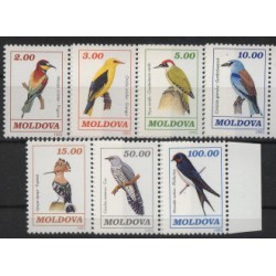 Mołdawia - Nr 056 - 62 1992r - Ptaki
