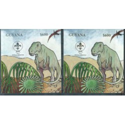 Guyana - Bl 267 - 68 1993r - Dinozaury