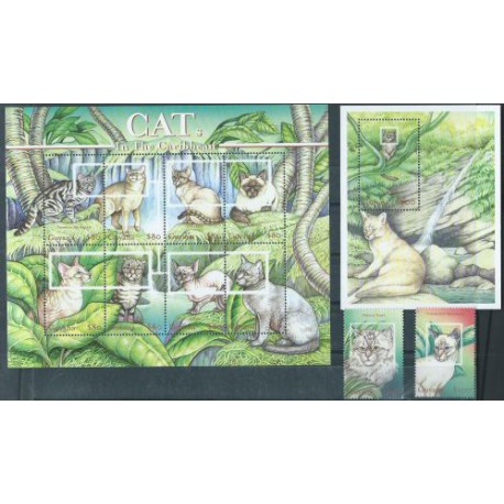 Guyana - Nr 7134 - 43 Bl 693 2001r - Koty