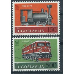 Jugosławia - Nr 1469 - 70 1972r - Koleje