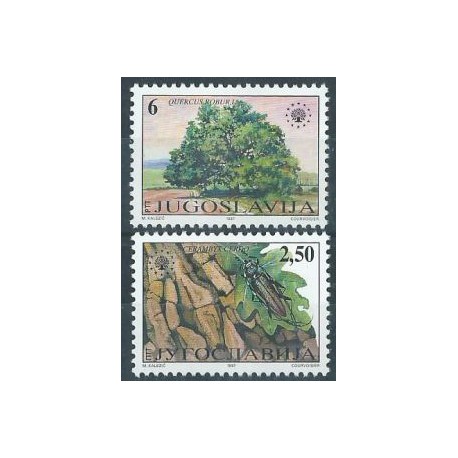 Jugosławia - Nr 2823 - 24 1997r - Drzewa