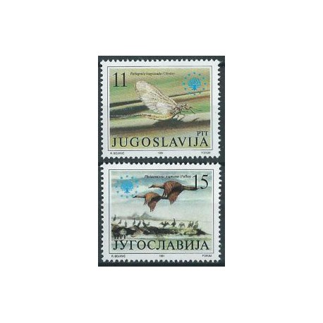 Jugosławia - Nr 2503 - 04 1991r - Ptaki