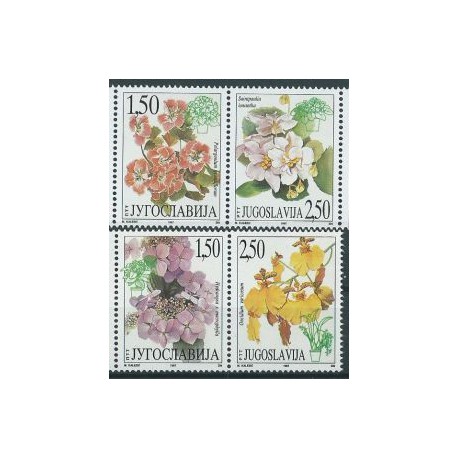 Jugosławia - Nr 2827 - 30 Pasek 1997r - Kwiaty