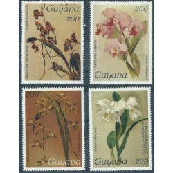 Guyana - 4 zn 1988r - Kwiaty
